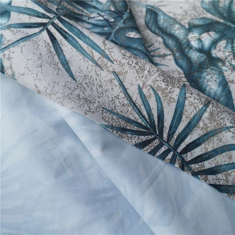 details of print and bronzing velvet fabric