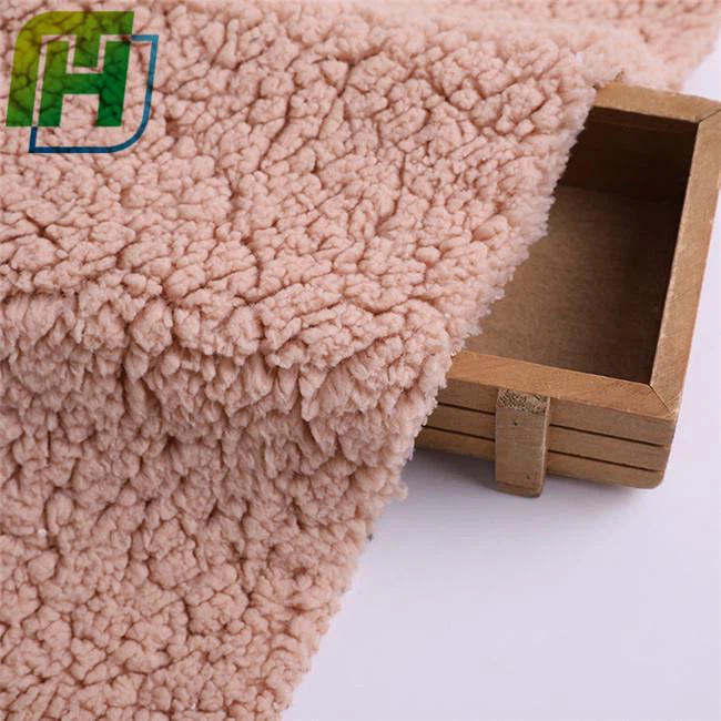 Poliester tad-drapp tas-suf ta 'Sherpa