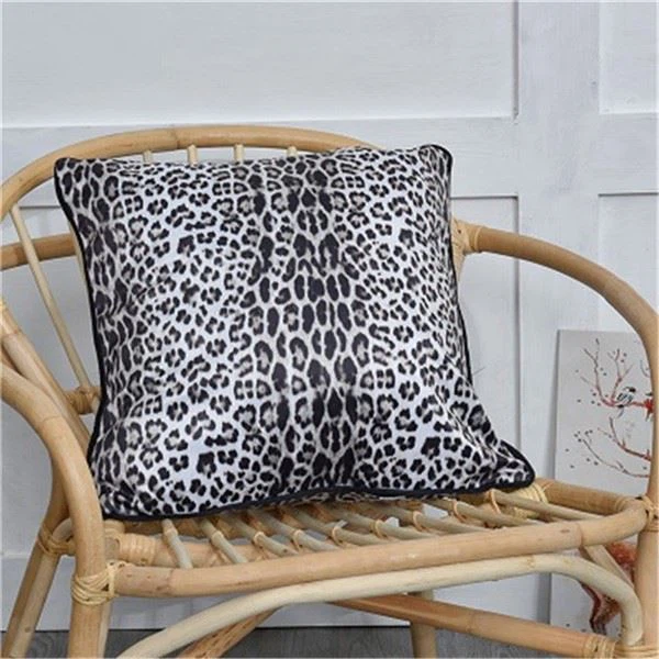 Leopard Velvet Designer Pillow
