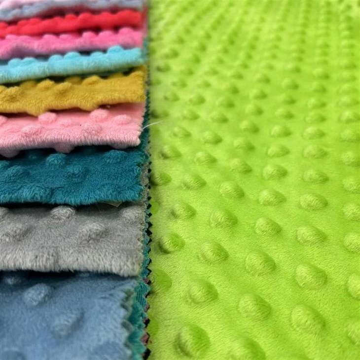 Highweight Minky Dot Fabric For Blanket,Towel
