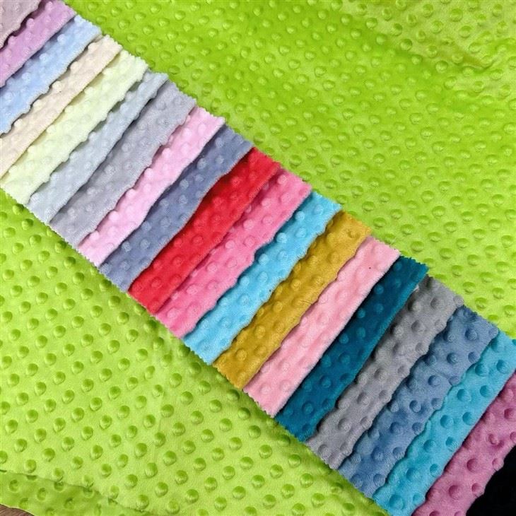 Highweight Minky Dot Fabric For Blanket,Towel