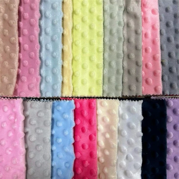 Highweight Minky Dot Fabric For Blanket,Towel