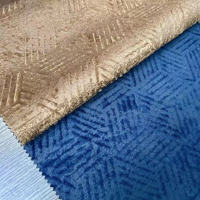 Brush And Glue Velvet Sofa Fabric